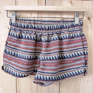 PATAGONIA Women’s Barely There Baggies Aztec Print Size XS